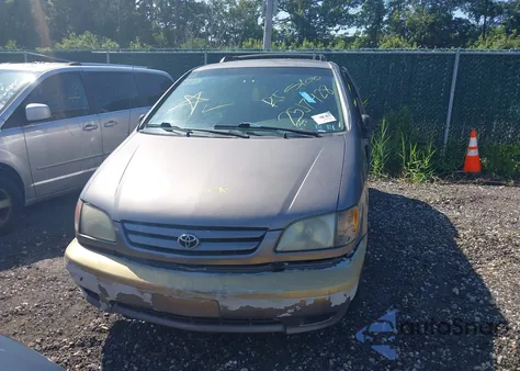 2003 Toyota Sienna Le z USA, uszkodzony, nr VIN 4T3ZF13C73U513750